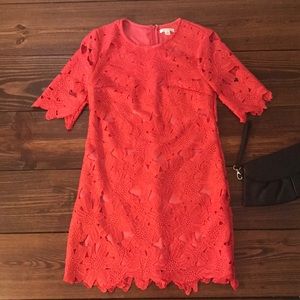 Coral party dress